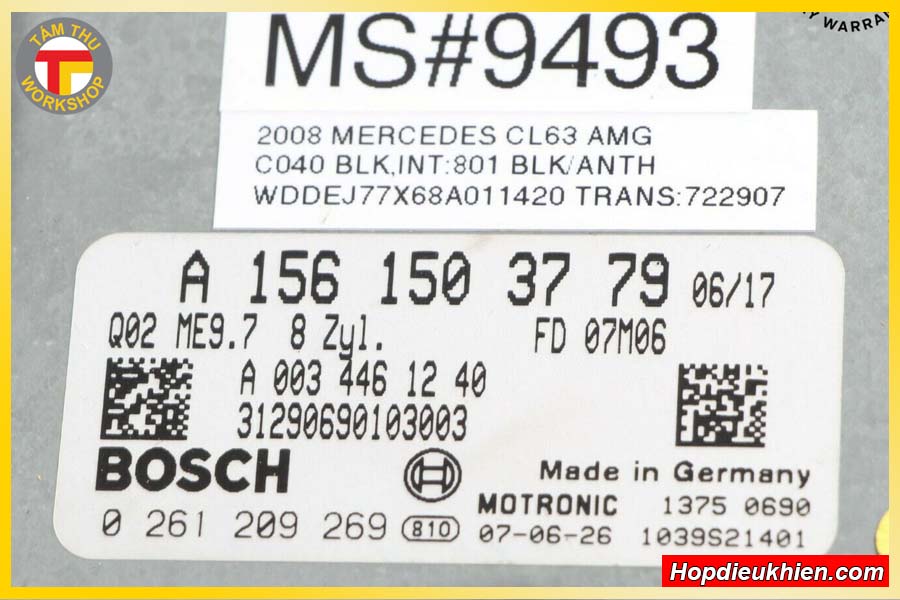 Hộp ECU A156 Mercedes S63 9