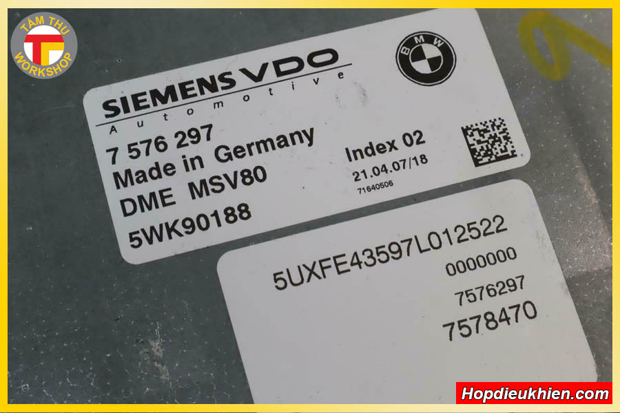 Hộp ECU DME BMW 325i MSV80 N52N 5