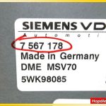 Hộp ECU DME BMW 325i N52 MSV70 3
