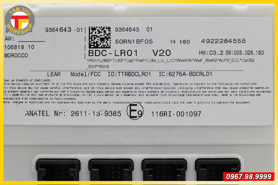 Hộp BDC Body Domain Controller Mini Cooper F56 Bãi Mới Đẹp (6)