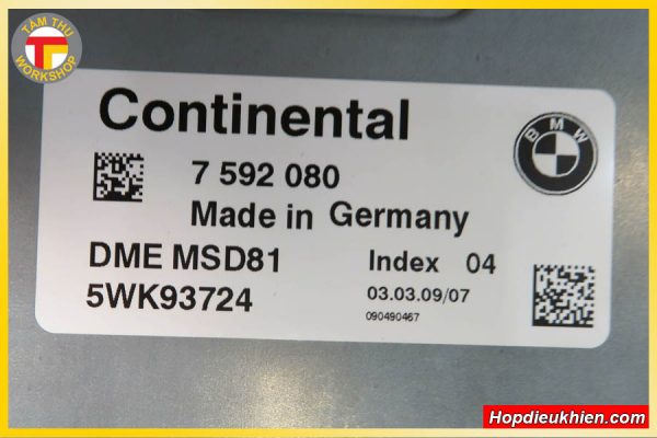 Hộp ECU DME BMW X6 MSD81 3